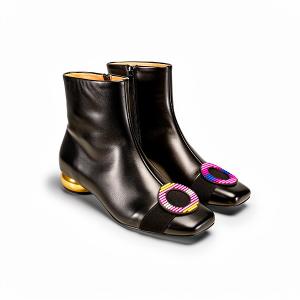 金鏡羊皮貼貼靴