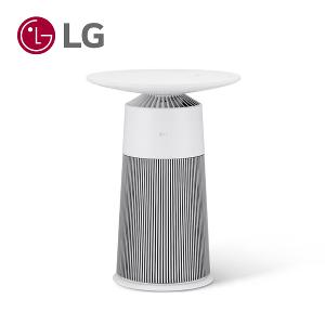 LG PuriCare&trade; AeroFurniture新淨几時尚邊桌空氣清淨機（雪梨白）AS201PWU0 (無線充電/氣氛燈 茶几)