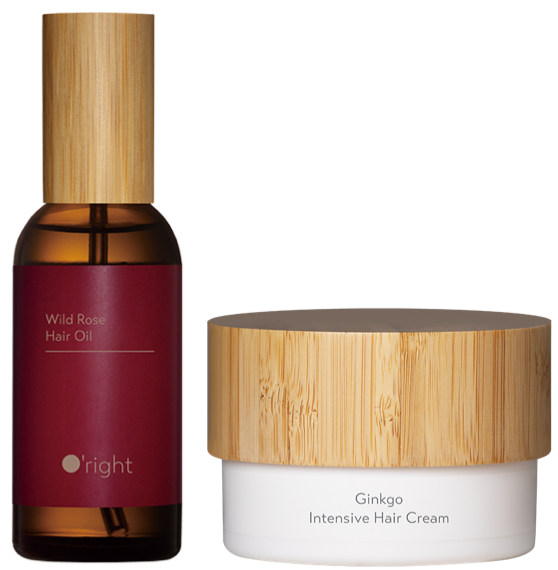 銀杏護髮精質霜100l+曠野玫瑰護髮油100ml