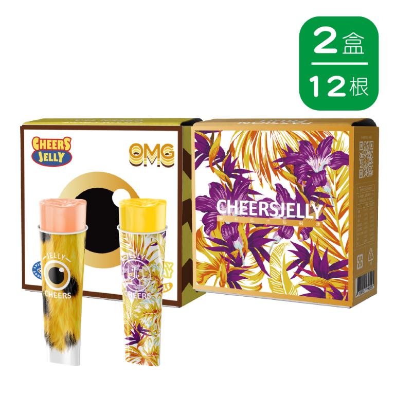 CHEERSPOPS Cheersjelly舉杯低卡蒟蒻凍兩盒組(2盒共12根入)