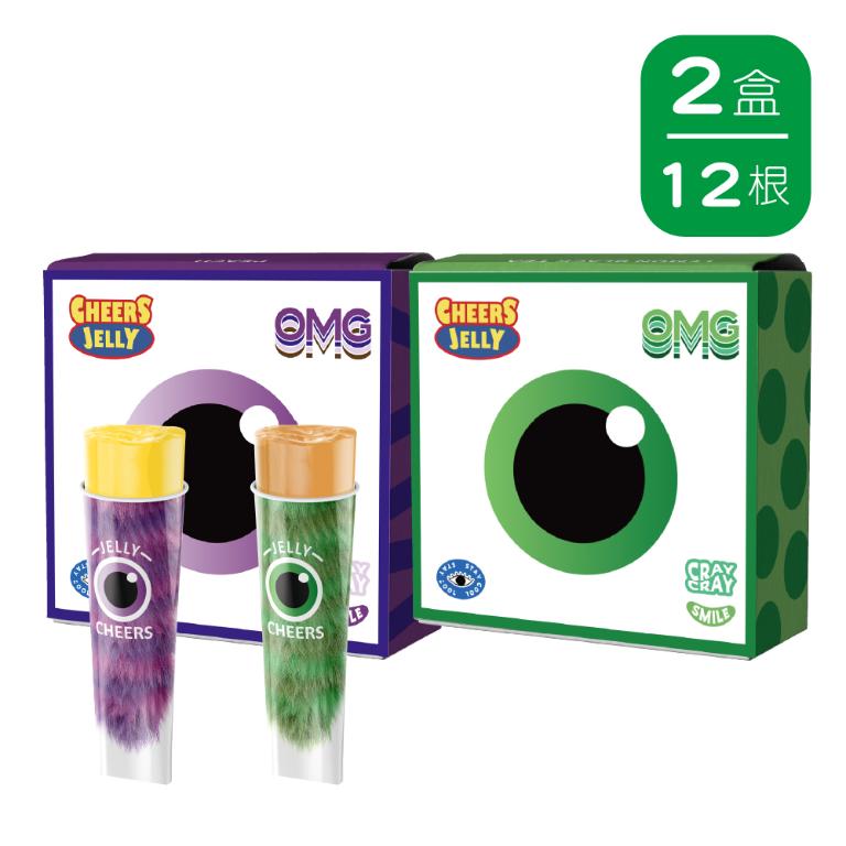 CHEERSPOPS Cheersjelly舉杯低卡蒟蒻凍兩盒組(2盒共12根入)