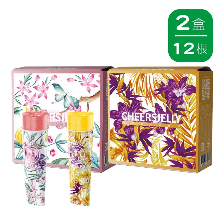CHEERSPOPS Cheersjelly舉杯低卡蒟蒻凍兩盒組(2盒共12根入)
