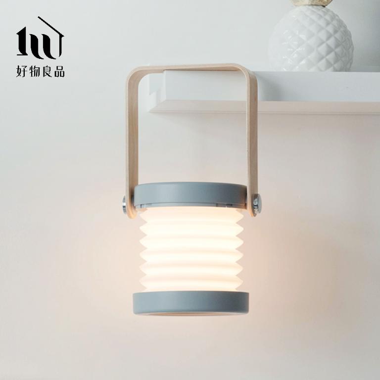 日本USB充電手提折疊燈 露營燈 帳篷燈 可收納