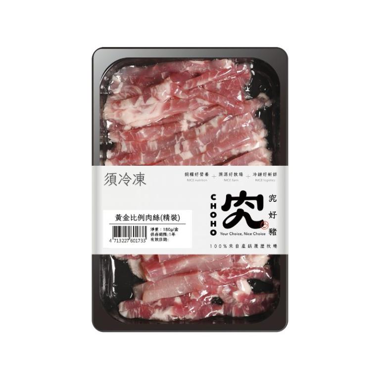 【究好豬】黃金比例肉絲(精裝)180g