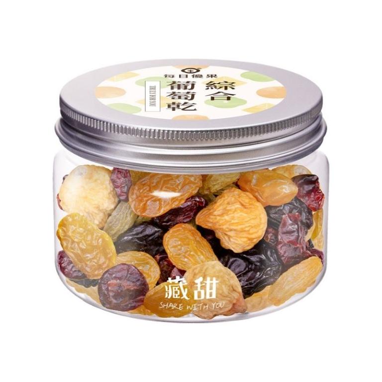 【每日優果】綜合葡萄乾180G 藏甜小圓罐