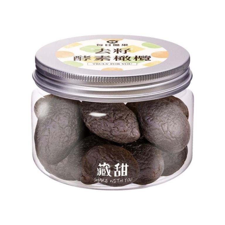 【每日優果】去籽酵素橄欖180G 藏甜小圓罐