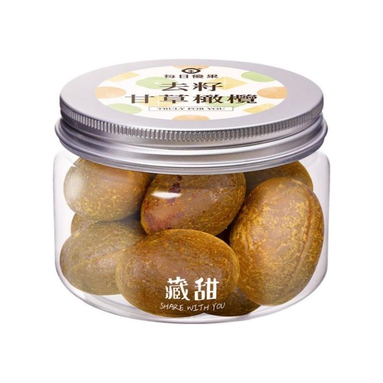 【每日優果】去籽甘草橄欖180G 藏甜小圓罐