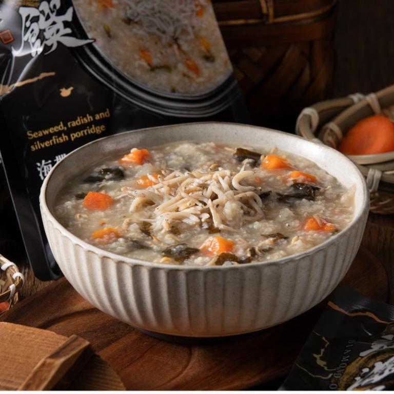 藍海饌 吻仔魚海帶蘿蔔粥