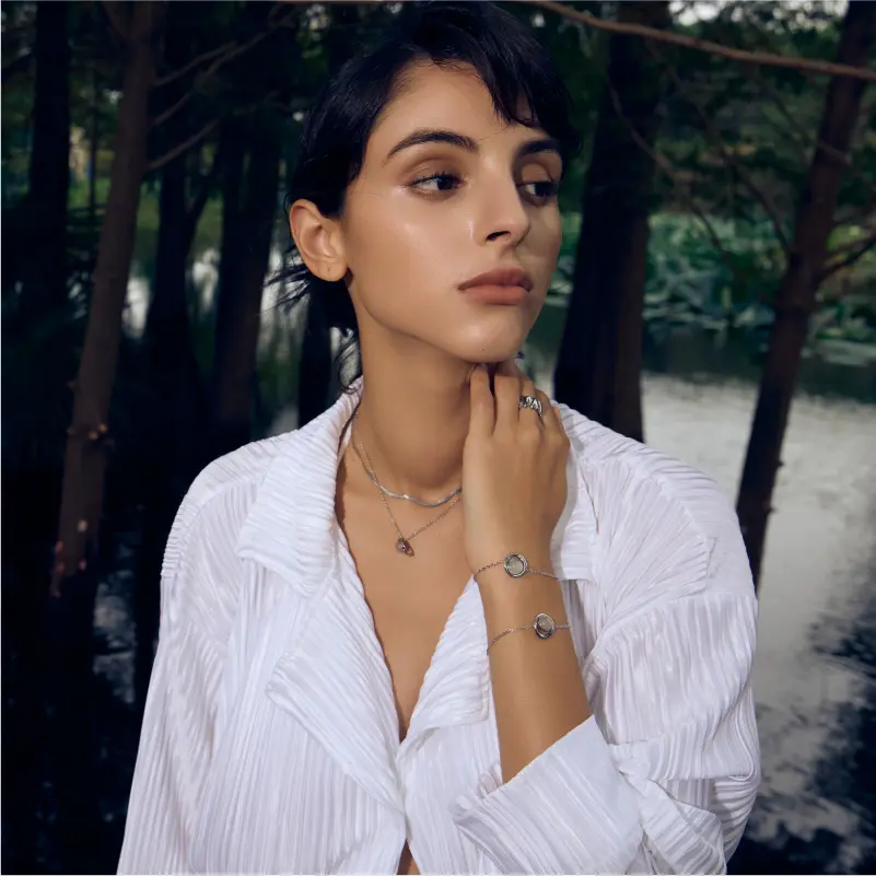 Cosmos 白水晶手鍊