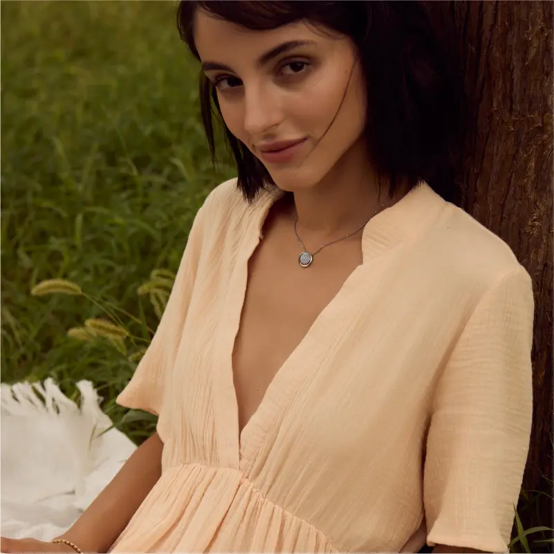 Cosmos 白水晶項鍊