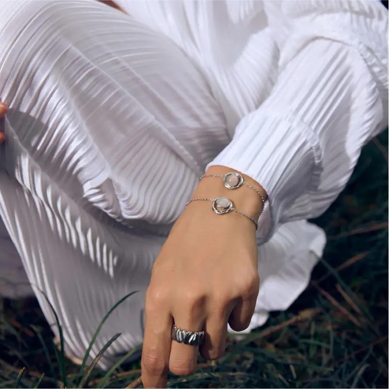 Cosmos 白水晶手鍊