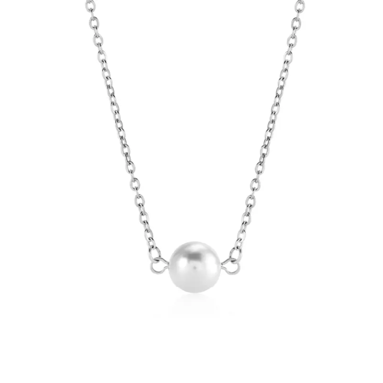 Aurora Be Yourself 珍珠項鍊(銀色)