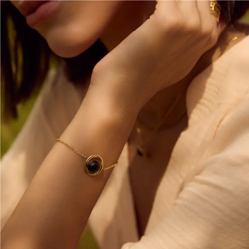 Cosmos 黑曜石手鍊