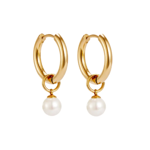 Pearl Pendant 珍珠吊墜耳環 / 一對