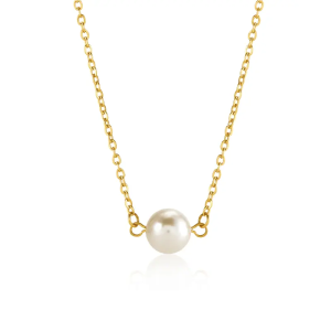 Aurora Be Yourself 珍珠項鍊(金色)