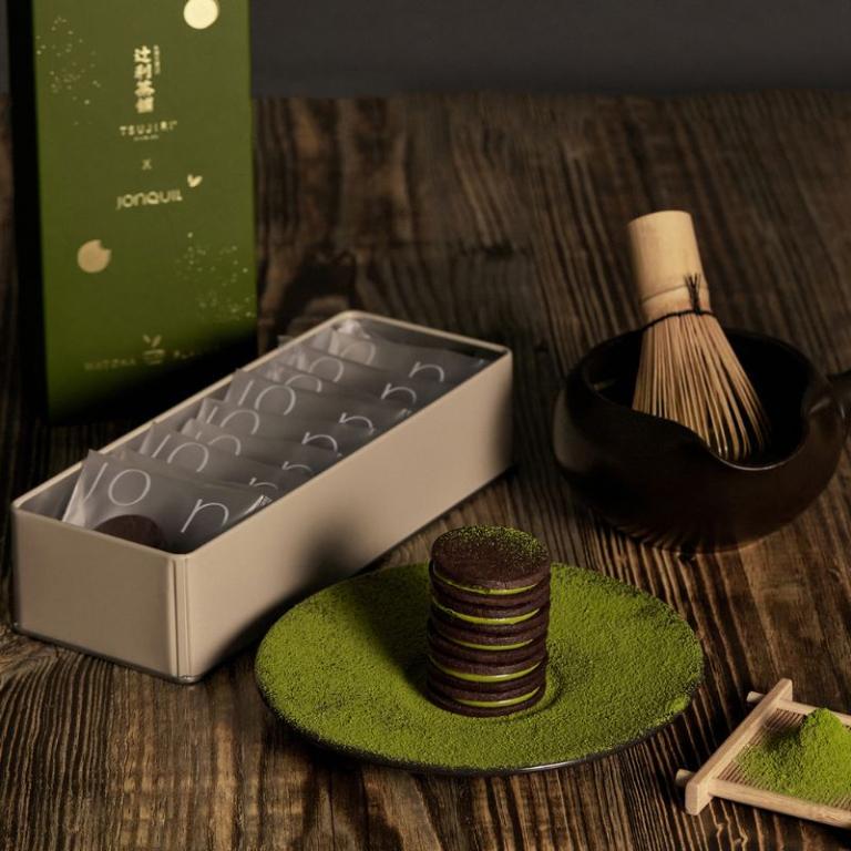 Jonquil X 辻利茶舗TSUJIRI濃醇抹茶小圓餅