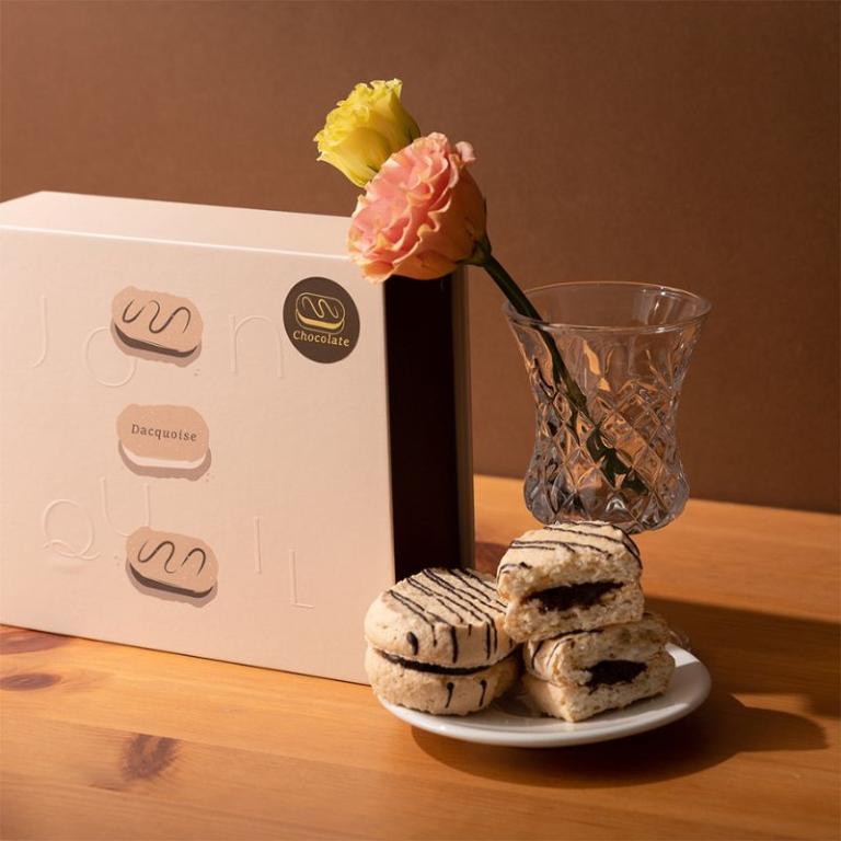 Jonquil 達克瓦茲/經典可可橘香達克瓦茲（蛋奶素）