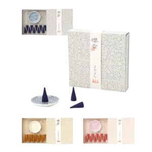 香彩堂 櫻香錐形香(附香盤)禮盒系列 10顆/盒 (共3款)