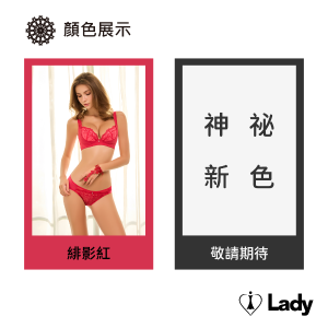 Lady 光漾心弦系列 B-G罩 機能 調整型 內衣 (緋影紅)