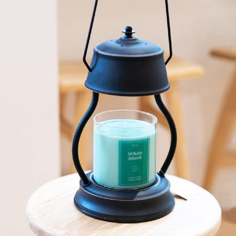 韓國PRAY 守夜人金屬香氛蠟燭暖燈(L)-復古銅