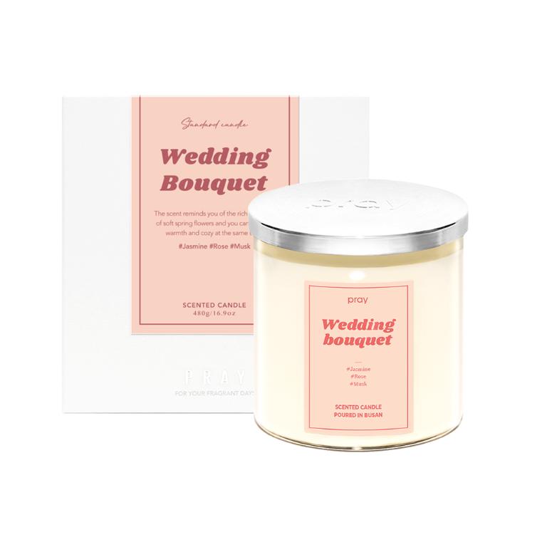 韓國PRAY 經典天然香氣蠟燭-茉莉花薔