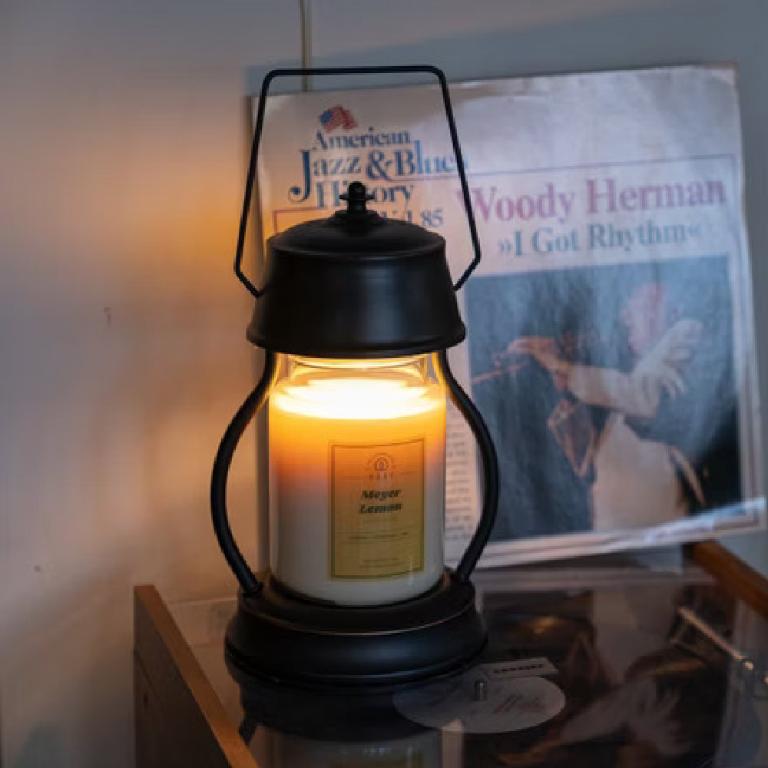 韓國PRAY 守夜人金屬香氛蠟燭暖燈(L)-復古銅