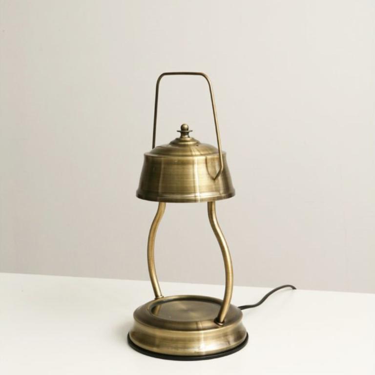 韓國PRAY 守夜人金屬香氛蠟燭暖燈(L)-復古金