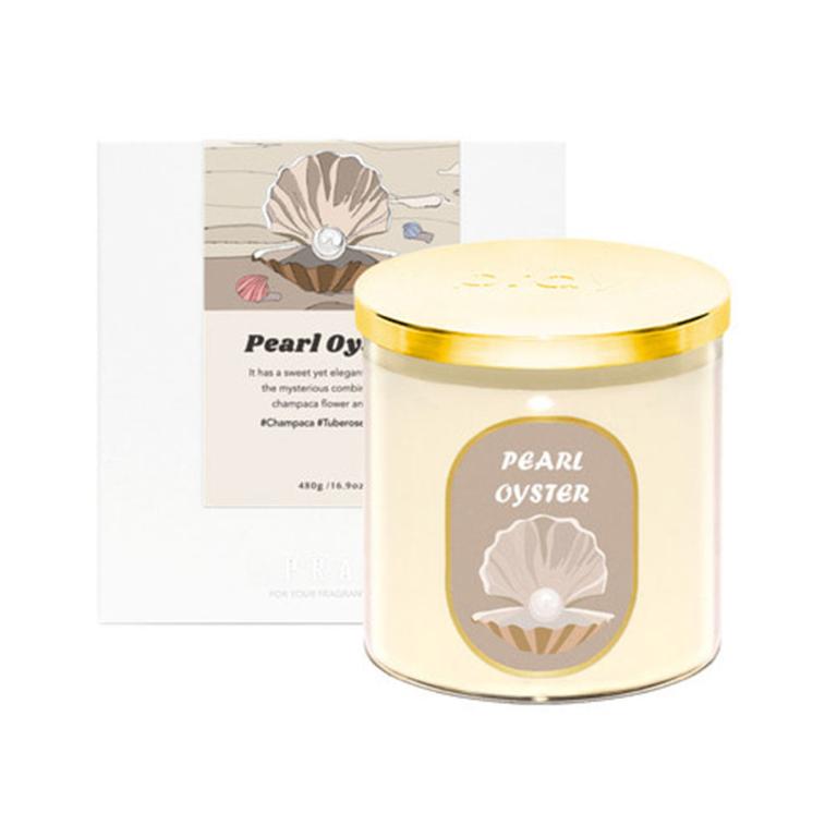 韓國PRAY 釜山嚴選蠟燭-白色眼淚/480g