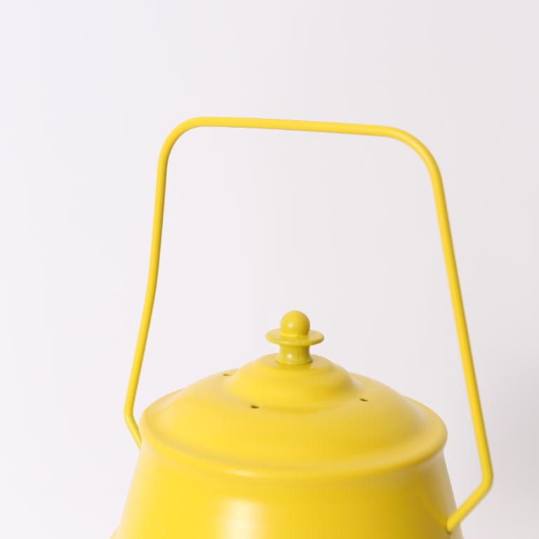 韓國PRAY 守夜人金屬香氛蠟燭暖燈(L)-檸檬黃