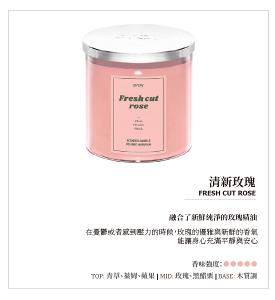 韓國PRAY 經典天然香氣蠟燭-清新玫瑰