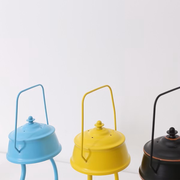 韓國PRAY 守夜人金屬香氛蠟燭暖燈(L)-聖托里尼