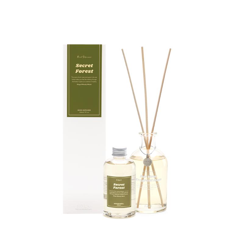 韓國PRAY 天然蘆葦擴香-秘密森林/200ml