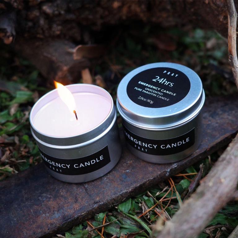韓國PRAY 24H防災應急多用途蠟燭/80g