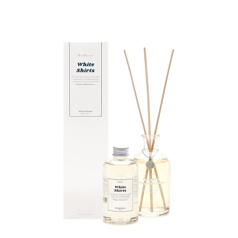 韓國PRAY 天然蘆葦擴香-純白棉花/200ml