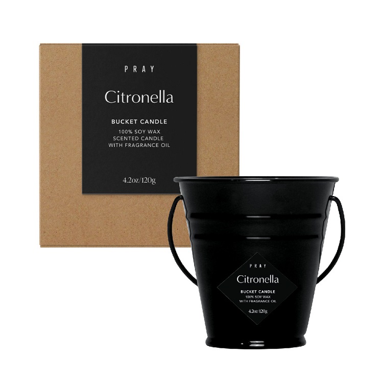 韓國PRAY Go Out 鐵桶蠟燭-(S)香茅/120g