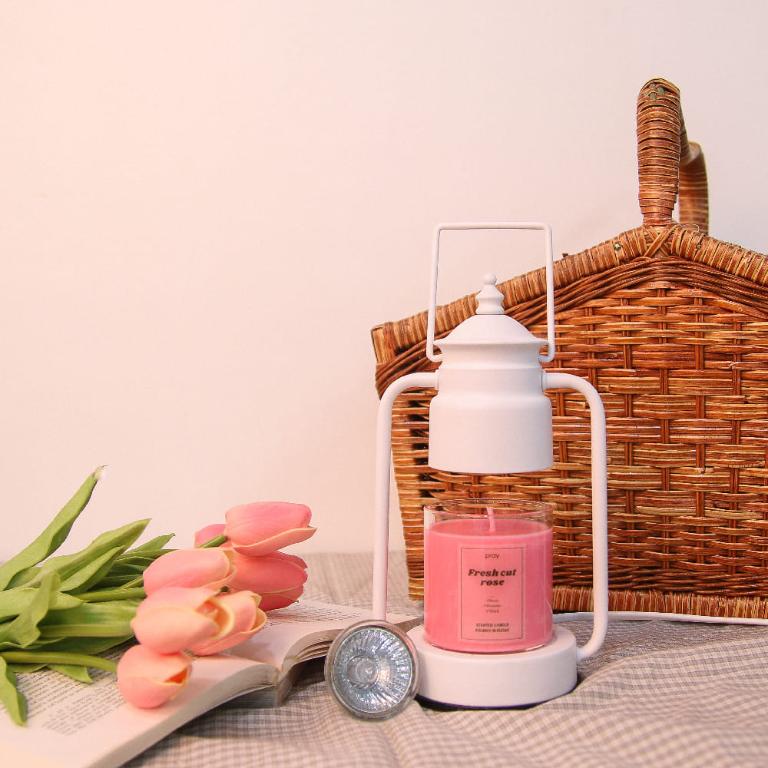 韓國PRAY 守夜人金屬香氛蠟燭暖燈(S)-純粹白