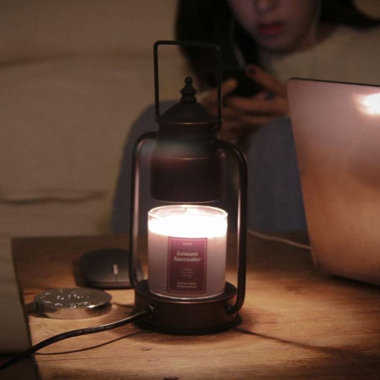 韓國PRAY 守夜人金屬香氛蠟燭暖燈(S)-Bronze復古銅