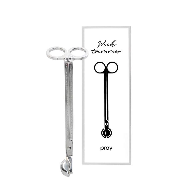 韓國PRAY 蠟燭配件-金屬燭芯剪+燭芯勾組 /滅燭勾/修剪燭芯