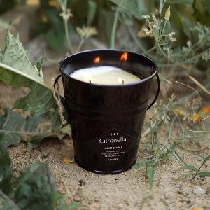 韓國PRAY Go Out 鐵桶蠟燭-(L)香茅/450g