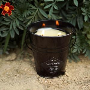 韓國PRAY Go Out 鐵桶蠟燭-(L)香茅/450g