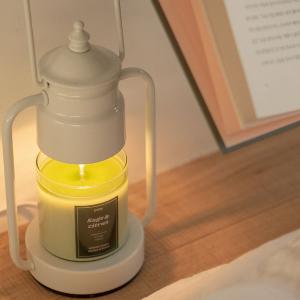 韓國PRAY 守夜人金屬香氛蠟燭暖燈(S)-純粹白