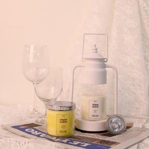 韓國PRAY 守夜人金屬香氛蠟燭暖燈(S)-純粹白