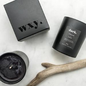 英國wxy 經典黑蠟燭-dark.柚木&岩蘭草/200g