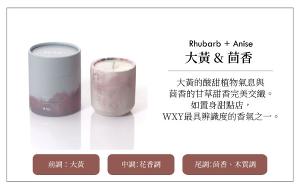 英國wxy Studio2 蠟燭-大黃&茴香/170g