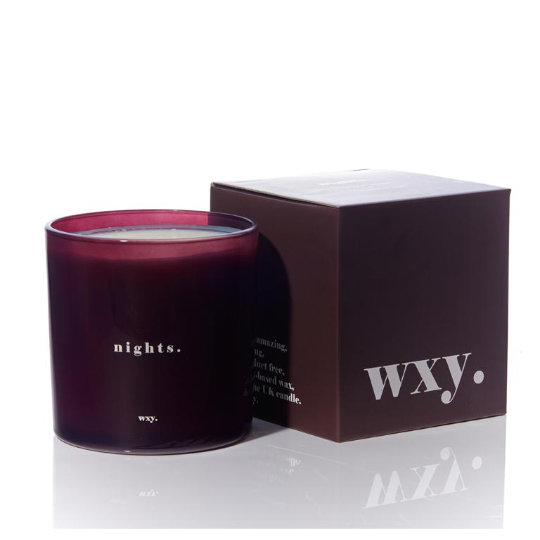 英國wxy King sized 經典蠟燭-nights.波本酒&菸草/1500g