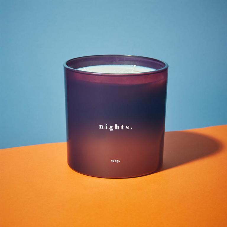 英國wxy King sized 經典蠟燭-nights.波本酒&菸草/1500g