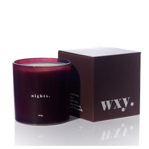 英國wxy King sized 經典蠟燭-nights.波本酒&菸草/1500g