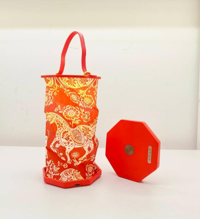 POPCORNGREEN GREENLamp手提折疊燈(M)藝術家聯名