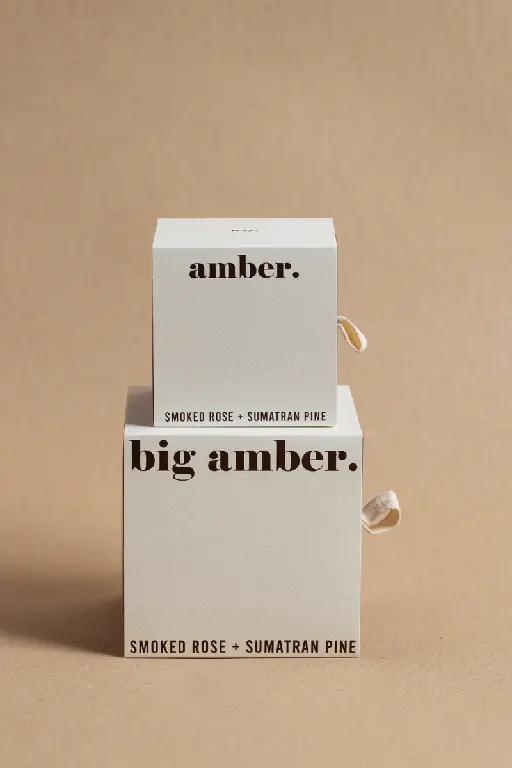 英國wxy Amber蠟燭-煙燻玫瑰&蘇門答臘松