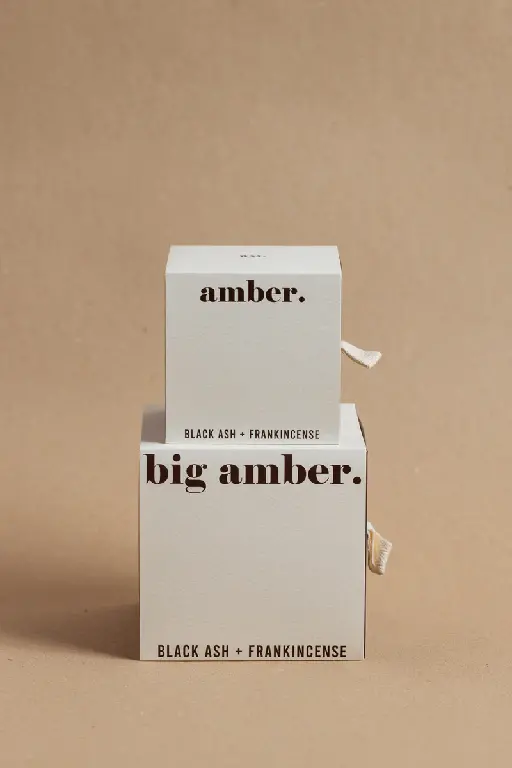 英國wxy Amber蠟燭-黑蠟木&乳香